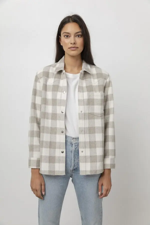 Rails Tripp Shirt Jacket - Ivory Rain - Image 5