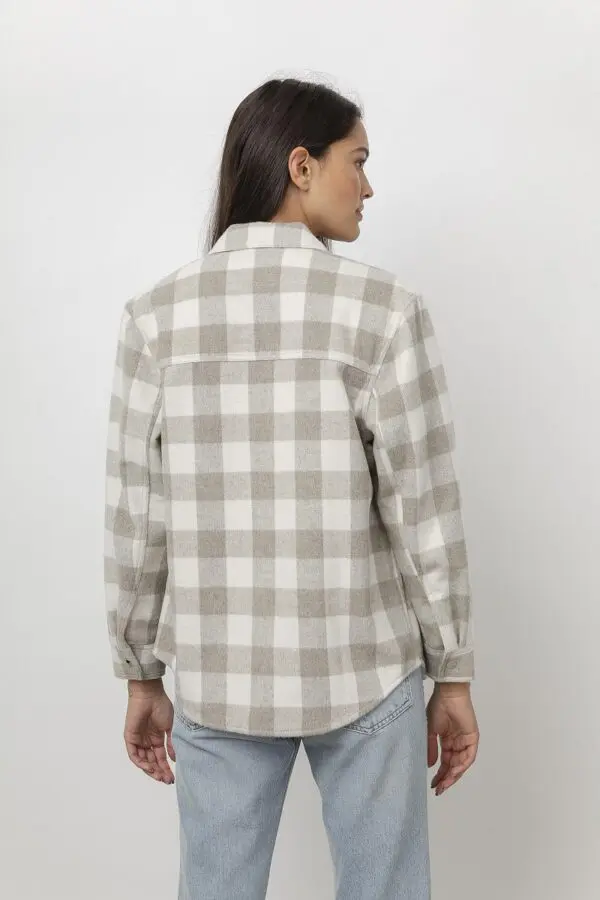 Rails Tripp Shirt Jacket - Ivory Rain - Image 7