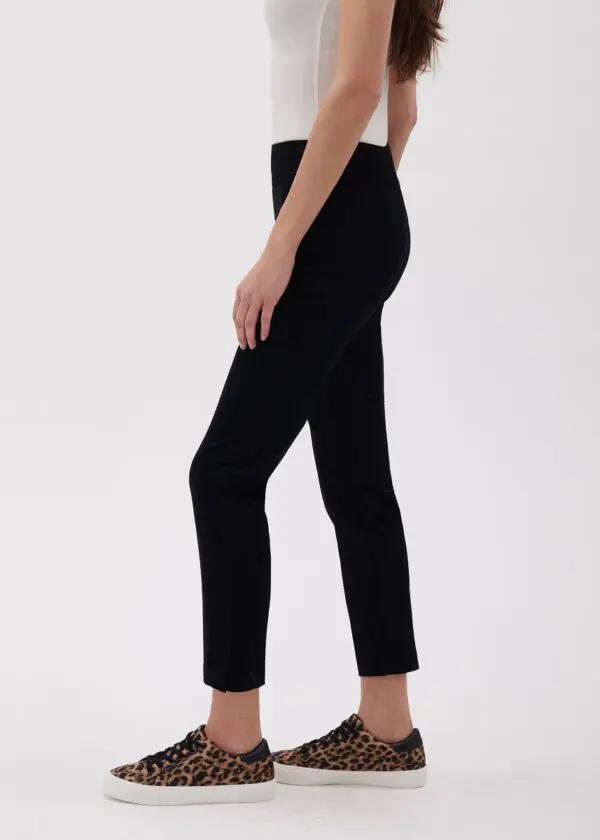 Up Pants 67395 Velvet Pull On Trouser - Black - Image 3