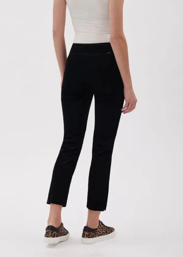 Up Pants 67395 Velvet Pull On Trouser - Black - Image 2