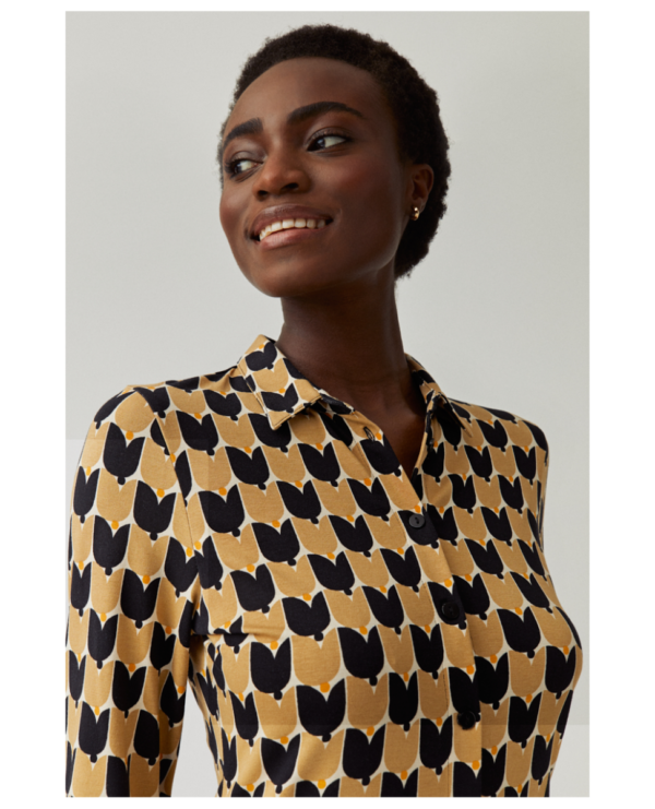 Surkana Long Sleeve Shirt - Black - Image 3