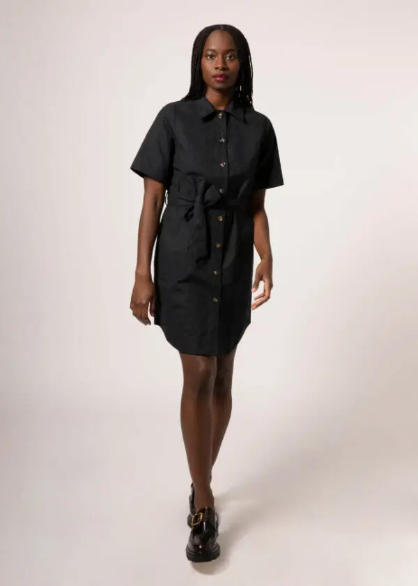 Frnch Adelma Dress - Bleu Marine