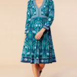 Hale Bob 6111 Effie Dress - Emerald