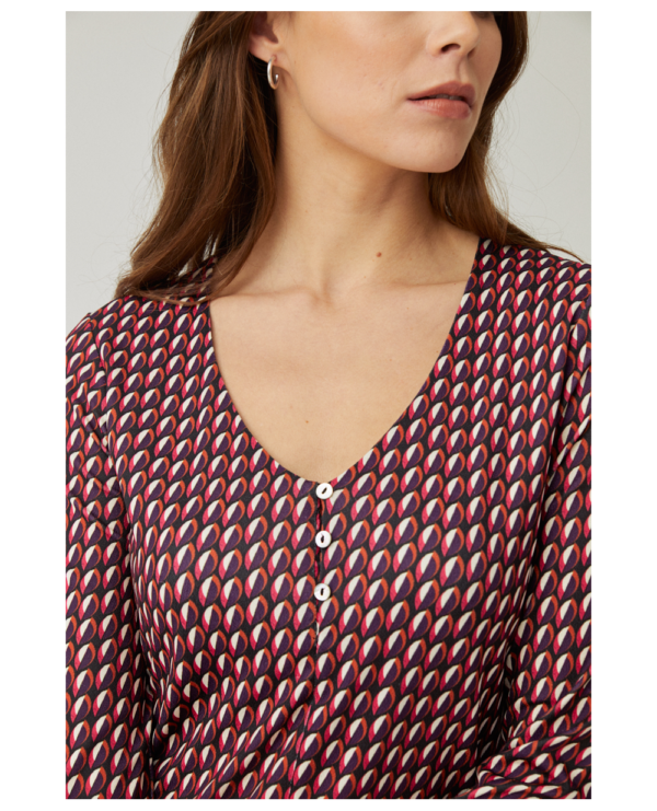 Surkana Long Sleeve Top - Black - Image 4