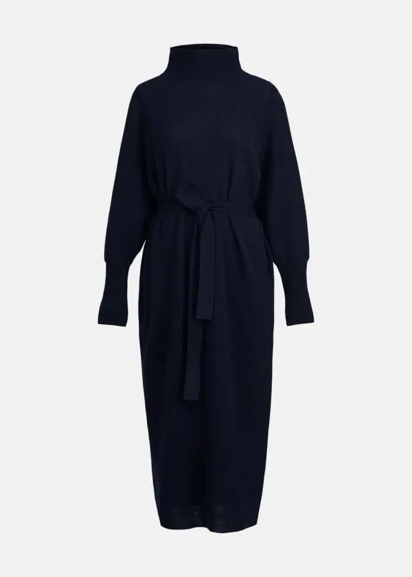 Essentiel Antwerp Asensation Knit Dress - Army Navy AN17
