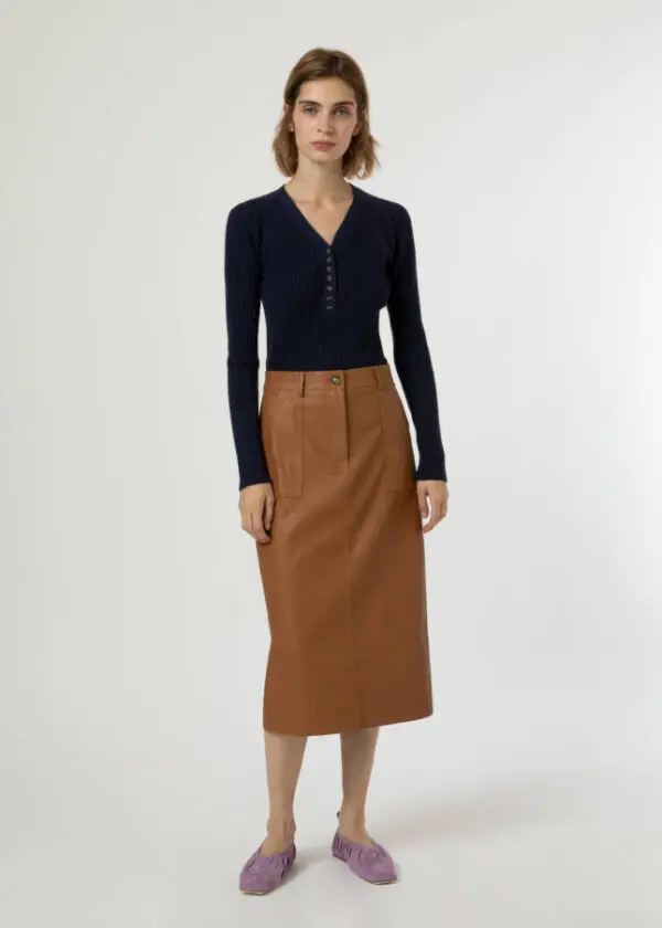 Frnch Nesly Knit - Bleu Marine