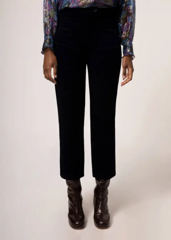Frnch Petunia Trousers - Bleu Marine - Image 2