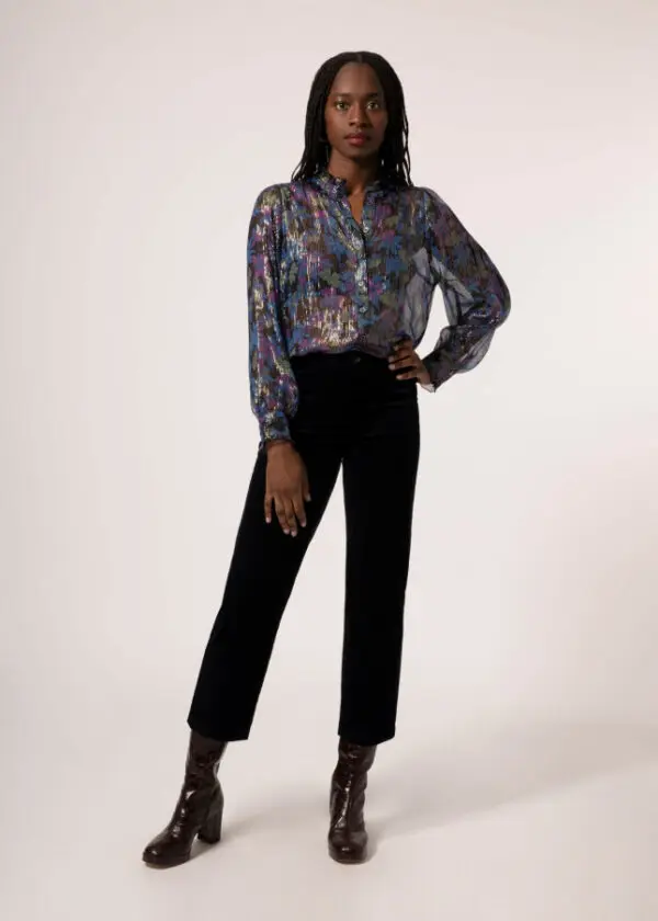Frnch Petunia Trousers - Bleu Marine