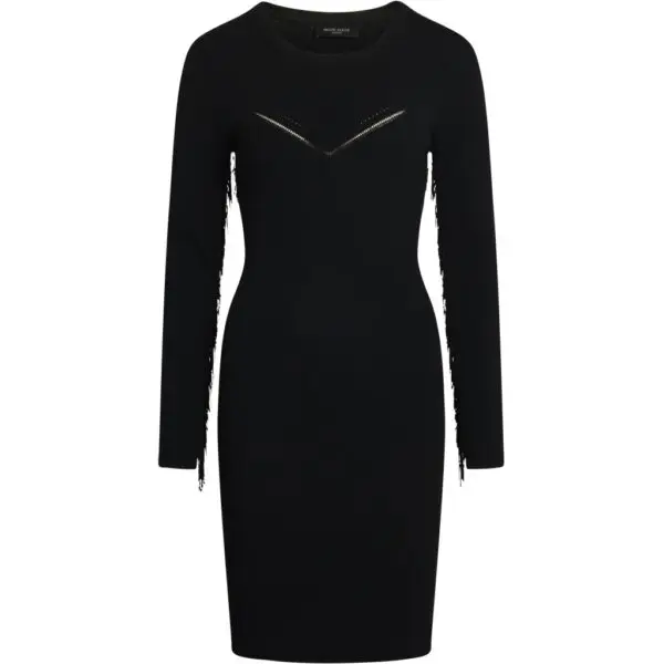 Bruuns Bazaar Celosia Fringe Dress - Black - Image 3