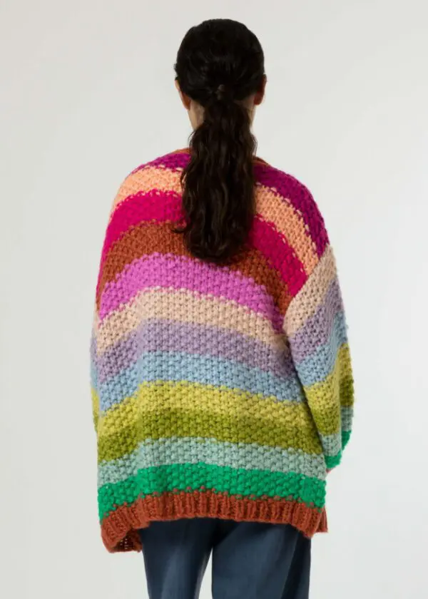Frnch Lobelia Cardigan - Arc En Ciel - Image 3