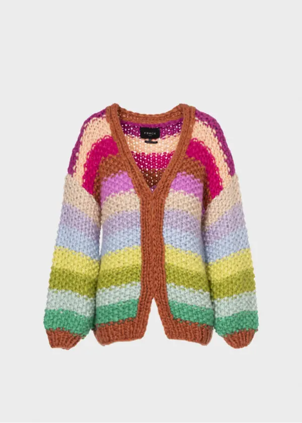 Frnch Lobelia Cardigan - Arc En Ciel - Image 4