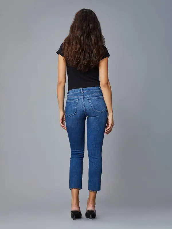 DL1961 Mara Straight Leg Jean - Stellar Raw - Image 3