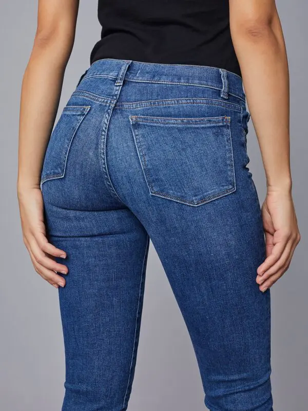 DL1961 Mara Straight Leg Jean - Stellar Raw - Image 4