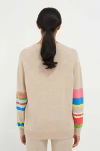 KQ96-Oatmeal-Stripe-Multi-Sleeve-Sweater-stick-and-ribbon-nottingham-3