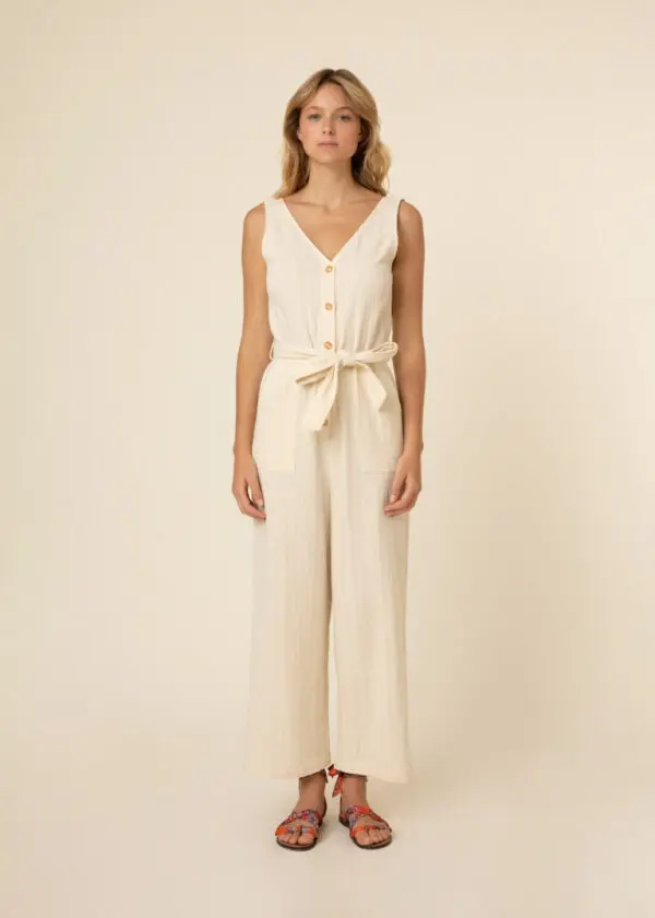 Frnch Laurena Jumpsuit - Creme