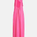Essentiel Antwerp Baxos Halterneck Maxi Dress - Fluo Pink - Stick and Ribbon