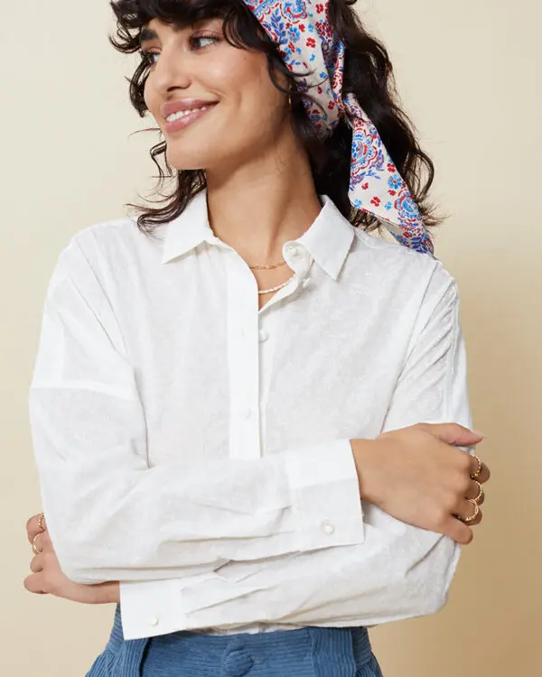 Grace & Mila Gloire Blouse - Ecru - Image 2