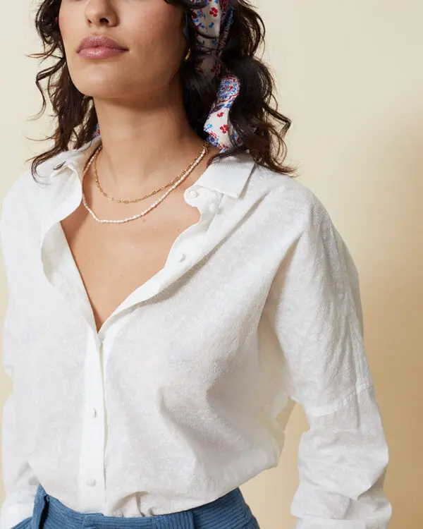Grace & Mila Gloire Blouse - Ecru - Image 3