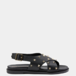 sofie-schnoor-studded-sandals-black-stick-and-ribbon-nottingham