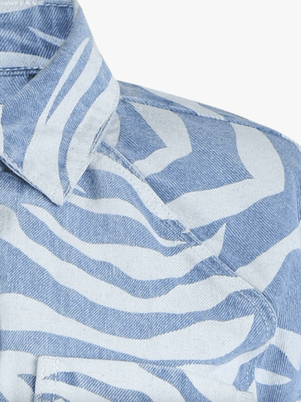 Sofie Schnoor Long Shirt - Light Denim Blue - Image 3