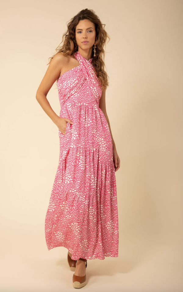 hale-bob-oaklynn-midi-dress-pink-stick-and-ribbon-nottingham