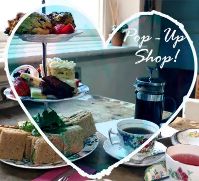 Pop-up shop at Debbie Bryan Tea Rooms