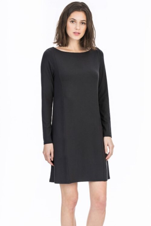 Lilla P Stretch Jersey Long Sleeve Seamed Dress