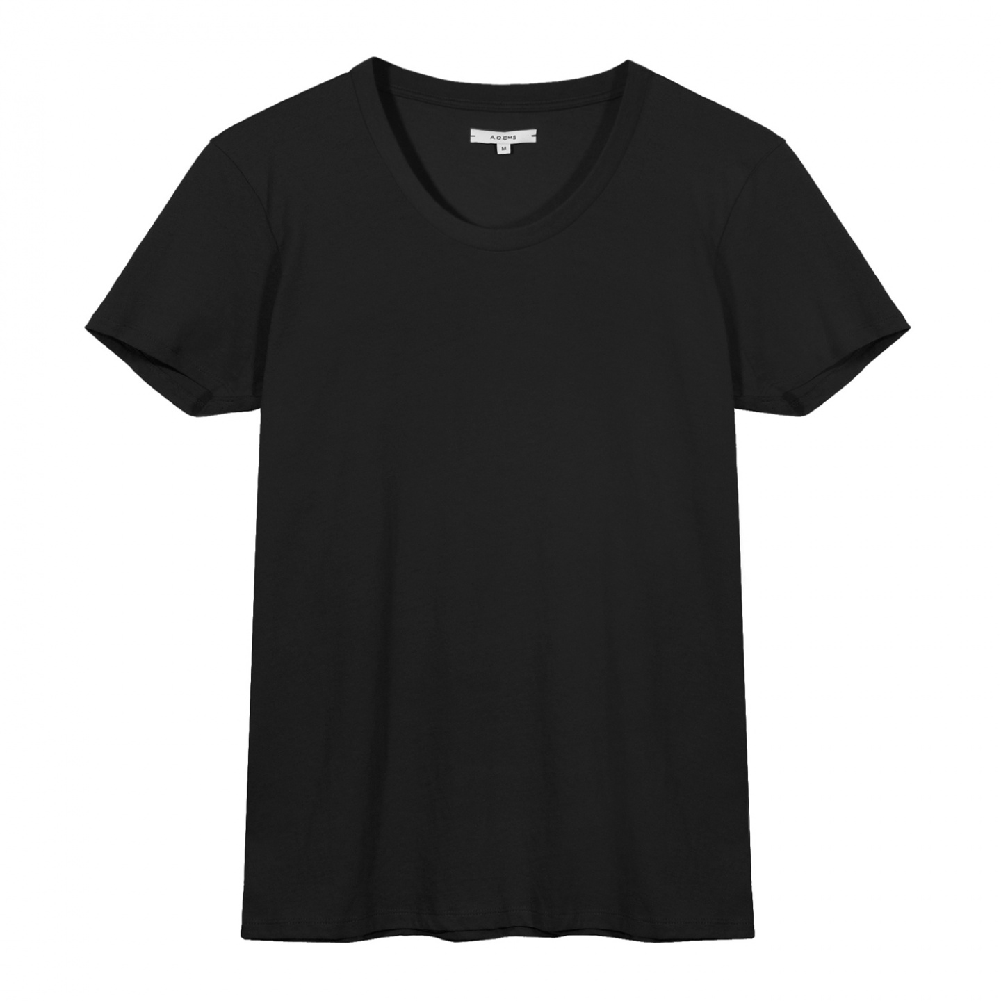 A.O. CMS The T Shirt Lightweight - Black - Stick and Ribbon