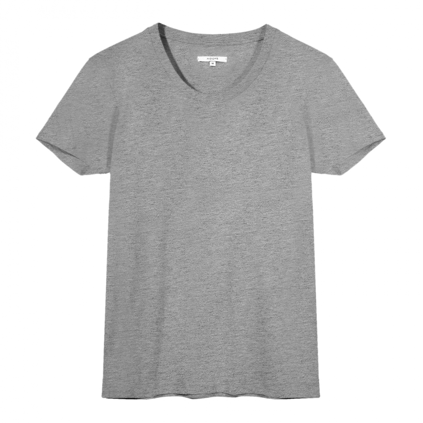 A.O. CMS The T Shirt Lightweight - Grey Melange - Stick and Ribbon