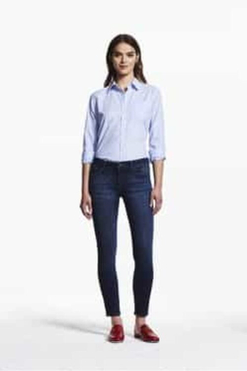 DL1961 Margaux Mid Rise Ankle Skinny Jean – Winter