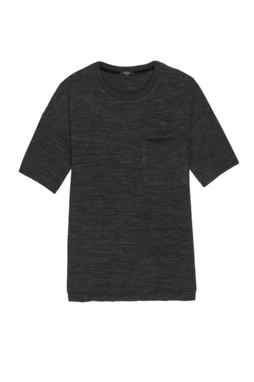 Rails Micah Jersey Top – Melange Black