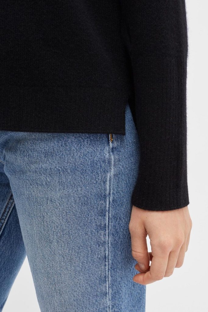 Chinti & Parker The Boxy Sweater - Black - Image 3