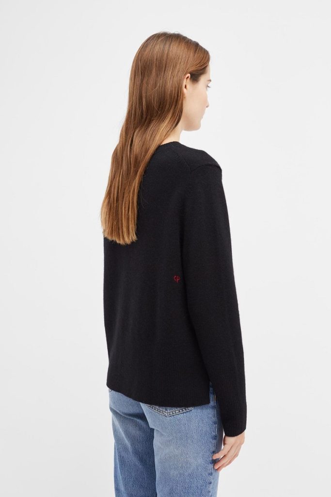 Chinti & Parker The Boxy Sweater - Black - Image 2