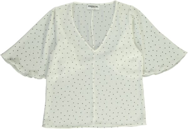 Essentiel Antwerp Suri Wide Sleeve Top - Combo 1 White - Image 3