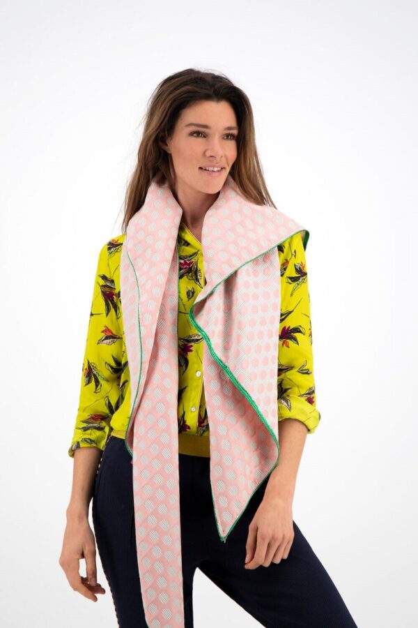Pom Amsterdam SP5831 Shawl - Dots Pink - Image 2