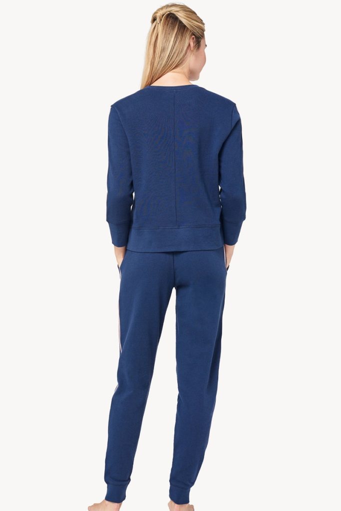 Lilla P Rib Trim Jogger - Nautilus - Image 3