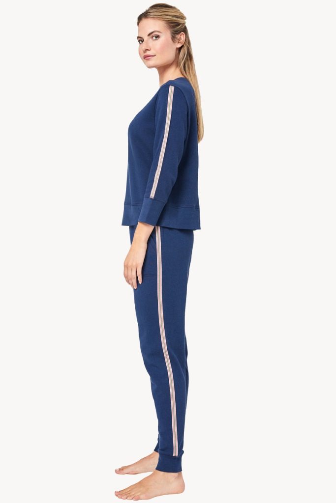Lilla P Rib Trim Jogger - Nautilus