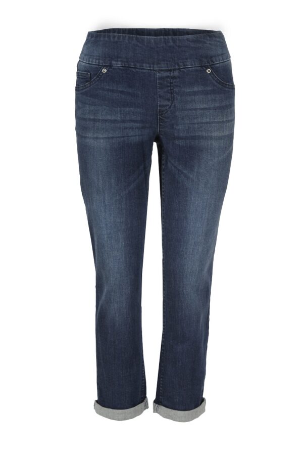 Up! Pants 65759 Crop Trouser - Denim