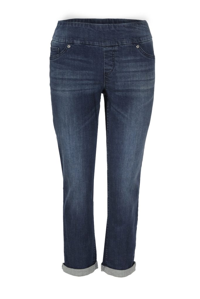 Up! Pants 65759 Crop Trouser - Denim