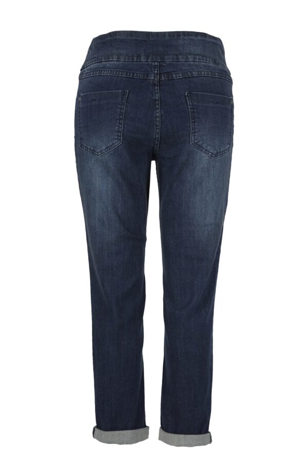Up! Pants 65759 Crop Trouser - Denim - Image 3