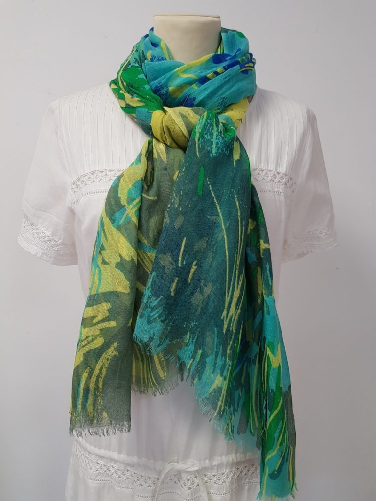 Amet & Ladoue Colyn Scarf - Turquoise