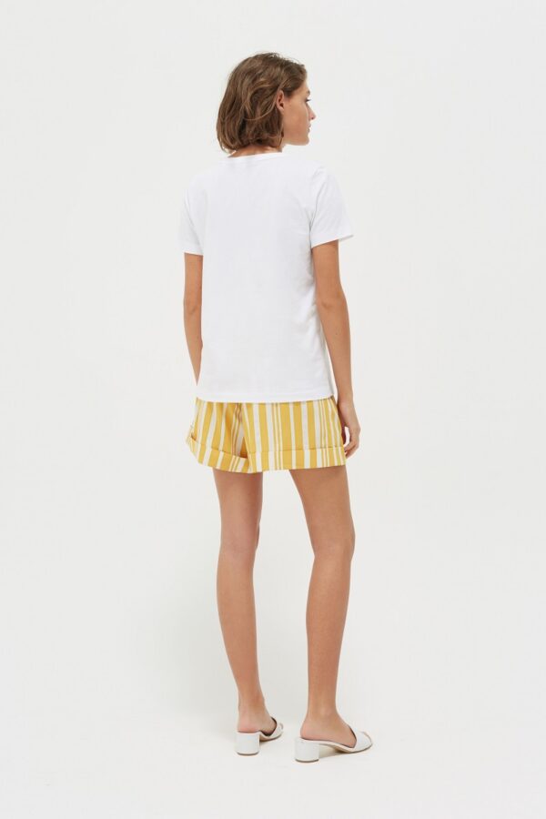 Chinti & Parker Holiday Cotton T Shirt - White - Image 3