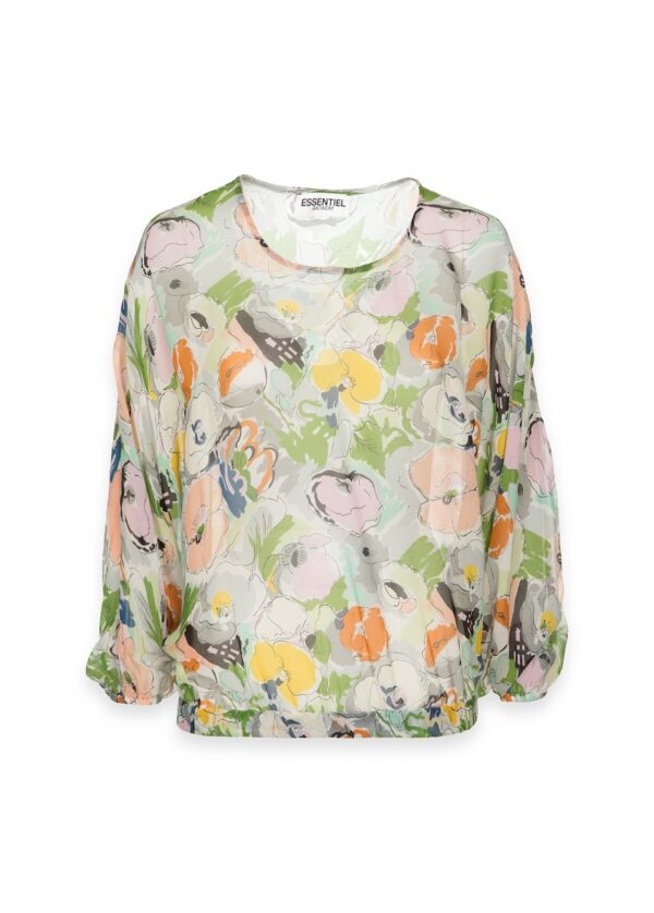 Essentiel Antwerp Tristory Top - T1GR Flower Print