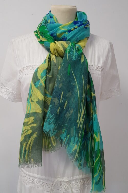 Amet & Ladoue Colyn Scarf – Turquoise