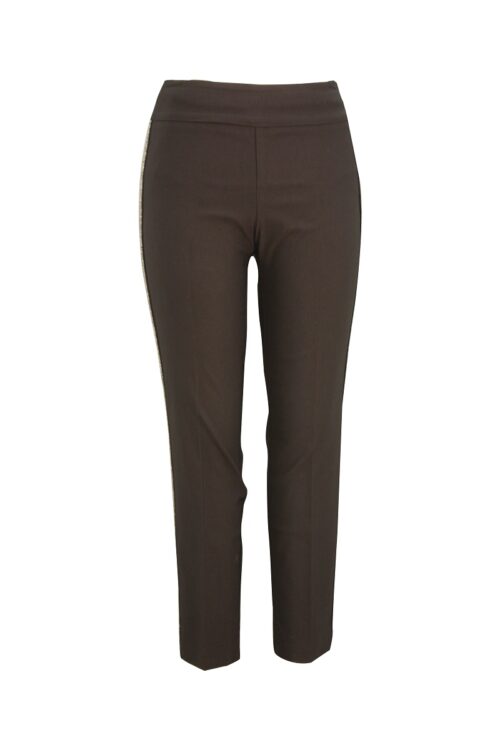 Up Pants 66555 Techno Pull-On Trouser – Black / Silver Tape