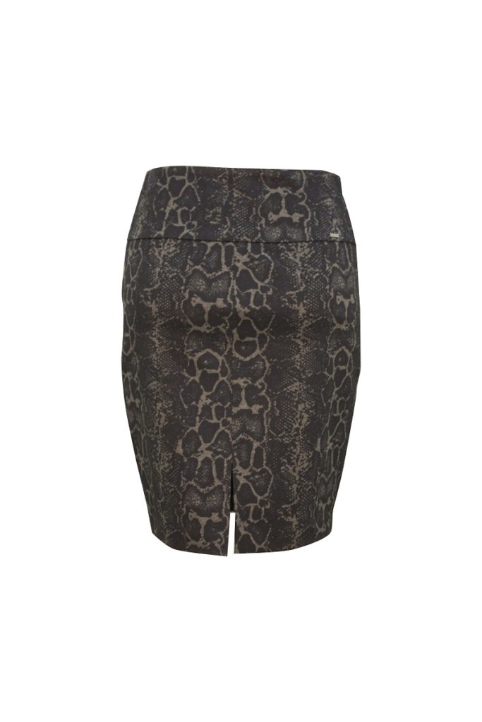 Up Pants 70567 Ponte Skirt - Navy Snake - Image 2