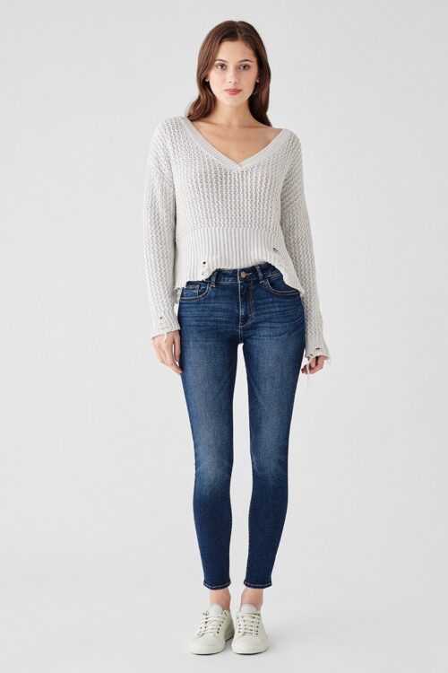 DL1961 Florence Ankle Mid-Rise Skinny Jean – Write