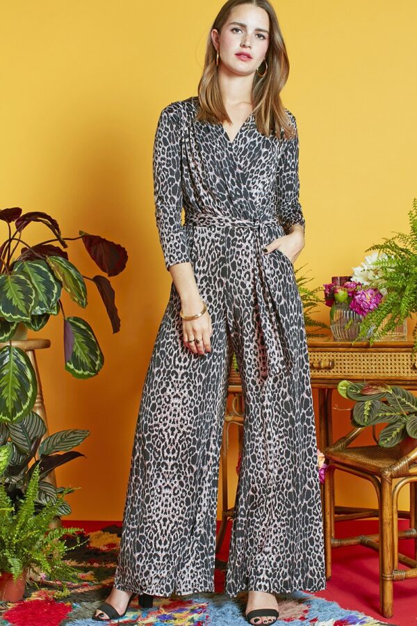 Onjenu Picasso Jumpsuit - Leo Grey