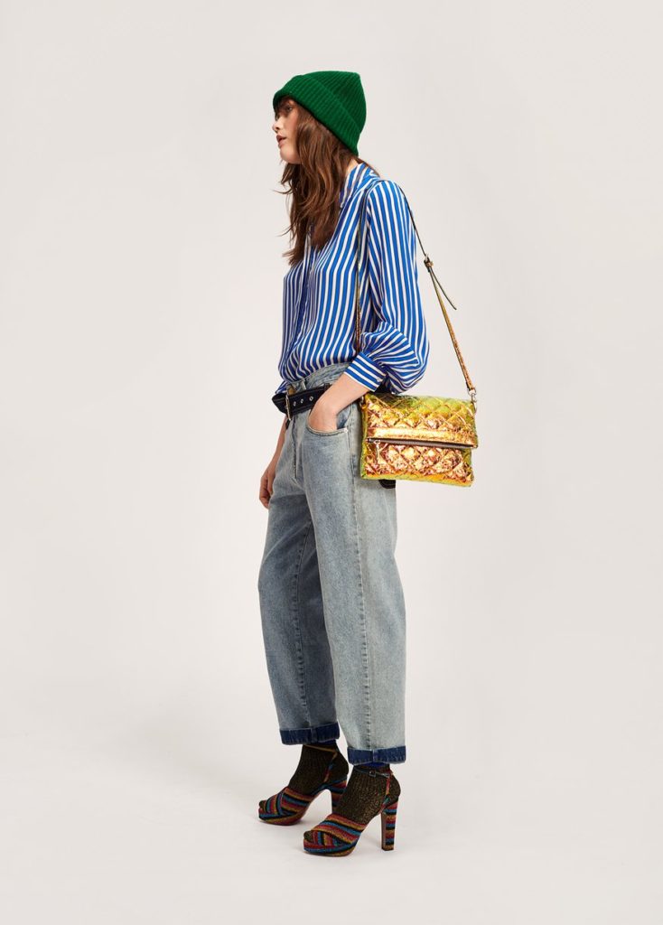 Essentiel Antwerp Tichael Striped Blue & White Shirt - T1TU - Image 5