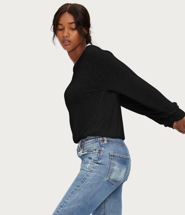 Michael Stars Jessica Tahoe Top - Black - Image 4